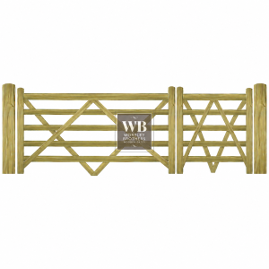 Five Bar Un - Equal Split Gates