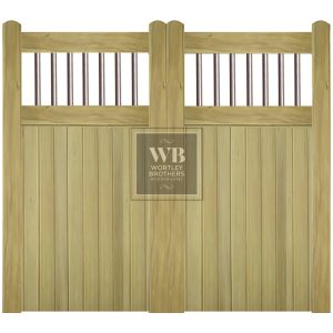 Buxton Straight Wooden Gates